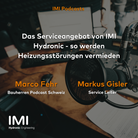 Podcast Serviceangebot IMI Hydronic